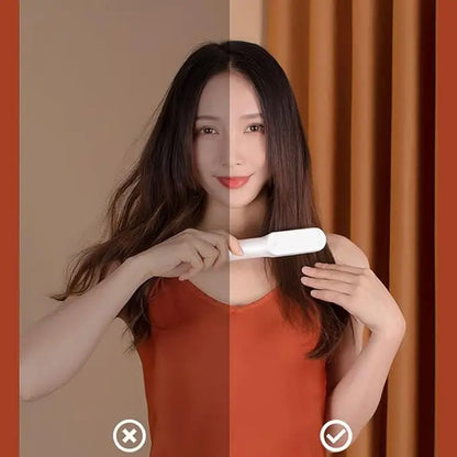 HotBrush™ - Vezetéknélküli Hajkiegyenesítő Kefe